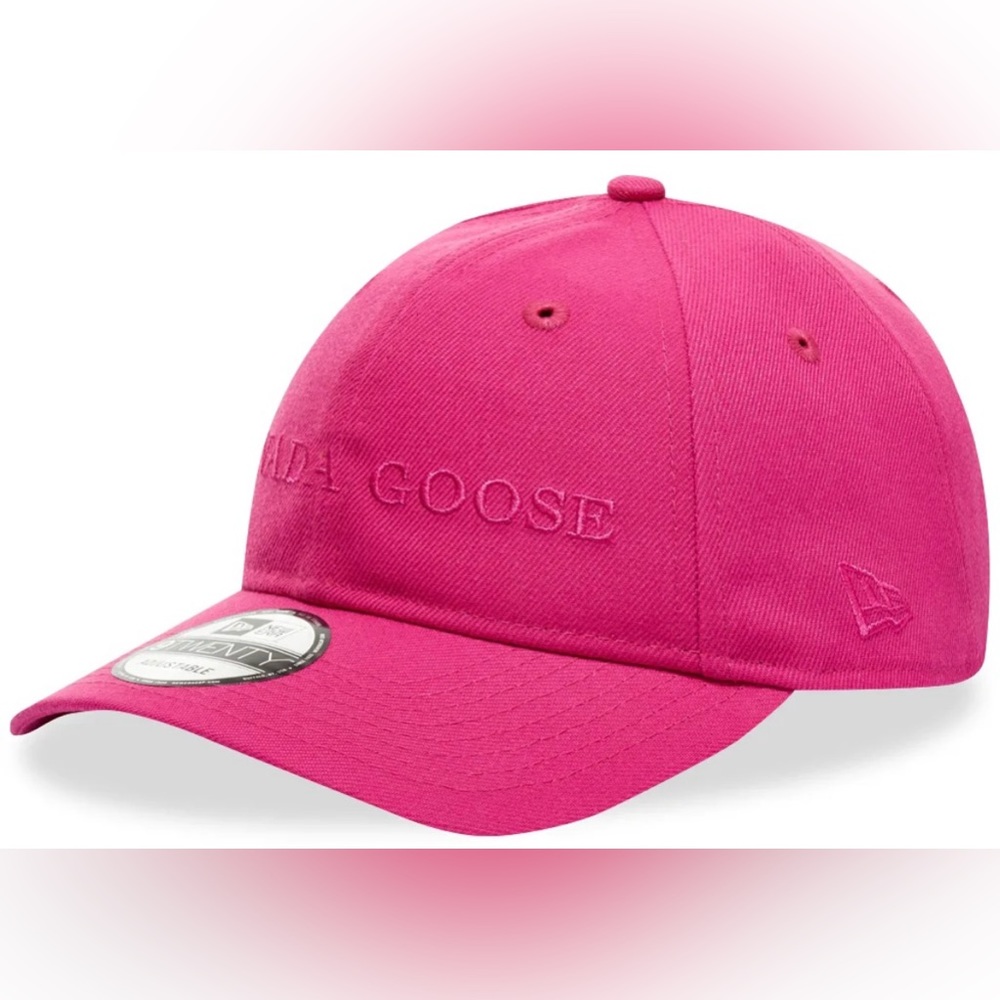 CANADA GOOSE Wordmark Adjustable Cap PINK NWT & Authentic